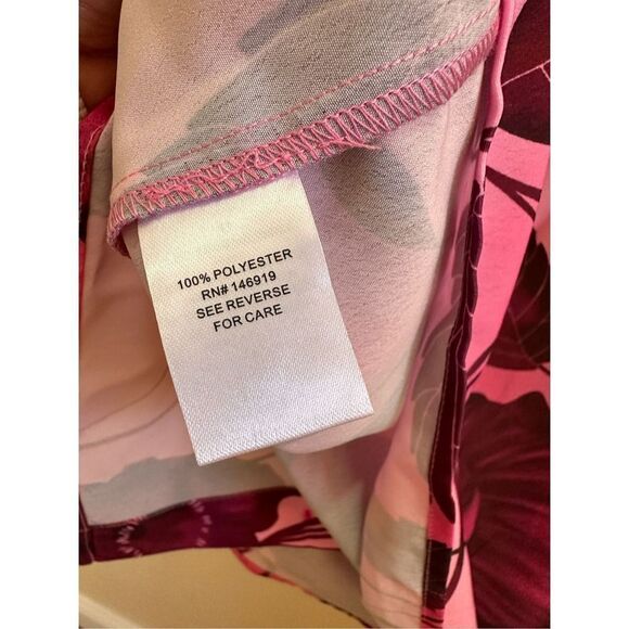 Rachel Roy Rose Print Puff Sleeve Blouse Size Small New - Picture 6 of 6